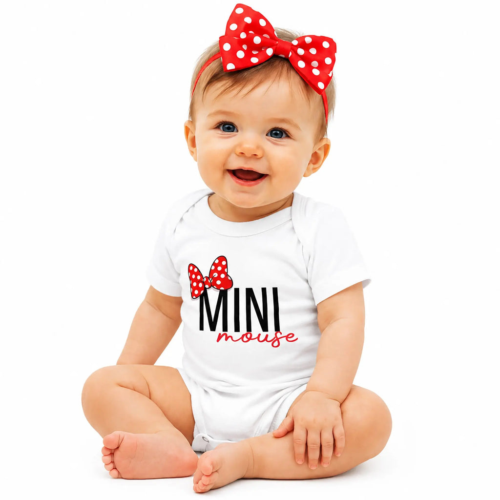 Mini Mouse One Piece for Cute Mama and Mini Moments. SHOP Now at The Wishful Fish Kids