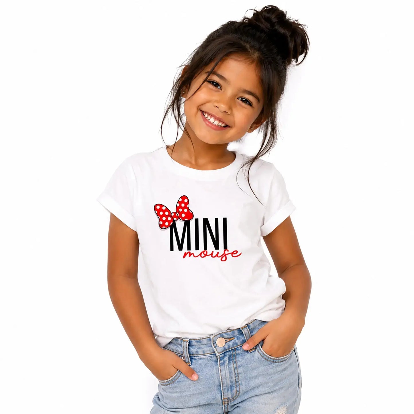 Mama and Mini Matching Tees. Mini Mouse Toddler Tee. SHOP Now at The Wishful Fish Kids