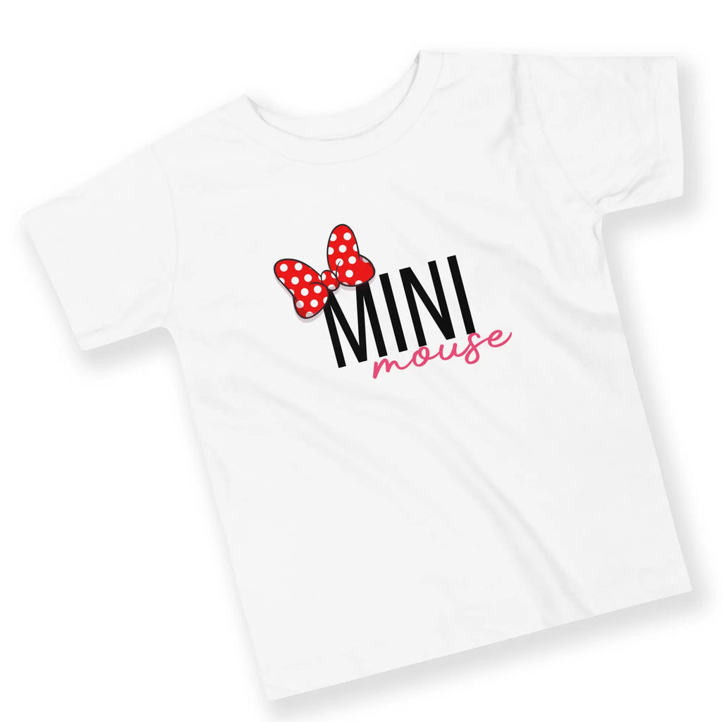 Mama and Mini Matching Tees. Mini Mouse Toddler Tee. SHOP Now at The Wishful Fish Kids