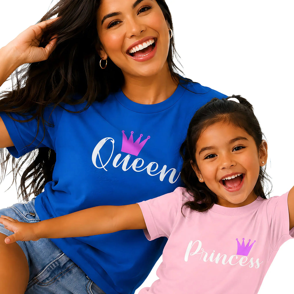 Mommy and Mini Queen Tee — Celebrate Your Royal Bond The Wishful Fish Kids