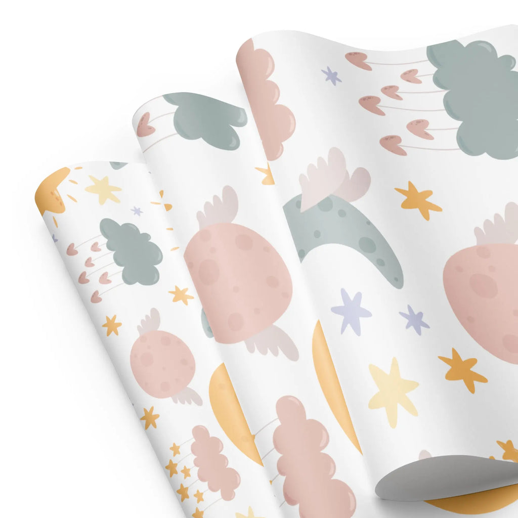 Set of 3 Gift Wrap Designs. SHOP Now at The Wishful Fish Kids