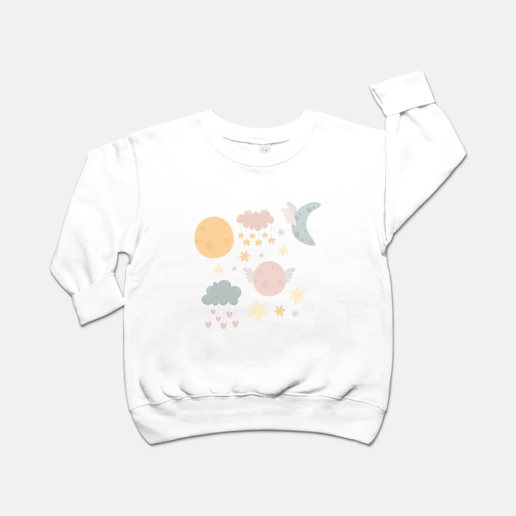 Pair this bib with coordinating pieces from the Moon and Stars Collection to create a fun and functional set.  SHOP Now at The Wishful Fish Kids