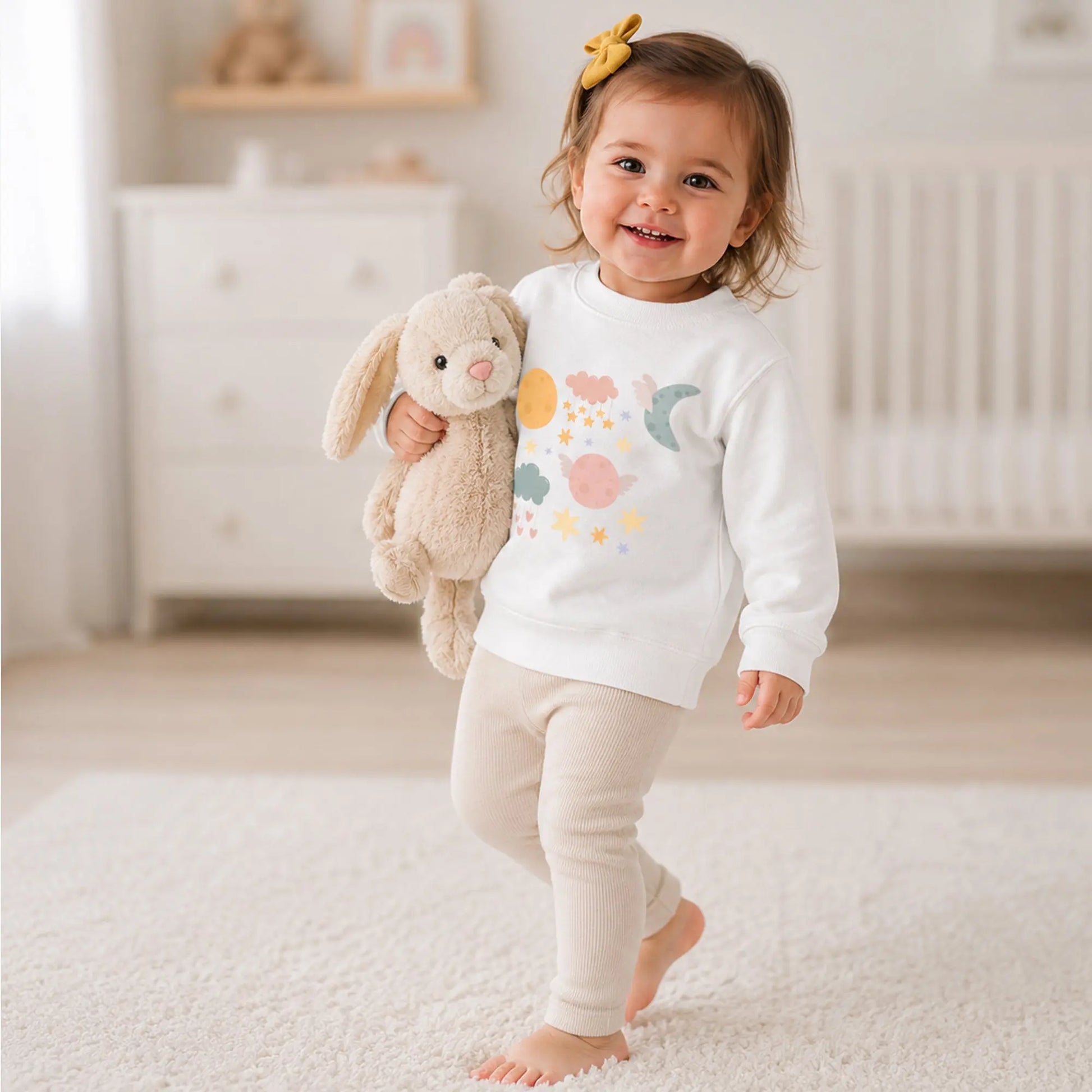 Moon and Stars Sweatshirt — For Your Little Stargazers The Wishful Fish Kids