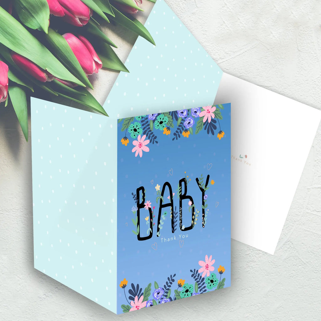 Pair Thank You Cards with the matching NEW BABY Thank You Coffee Mug for an extra special touch. SHOP Now at The Wishful Fish Kids