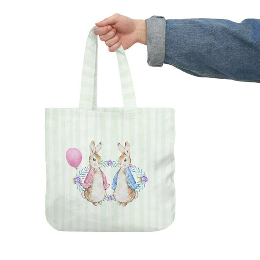 This charming Peter Rabbit tote is the perfect thank you gift for celebrating your gender reveal. SHOP Now at The Wishful Fish KIDS