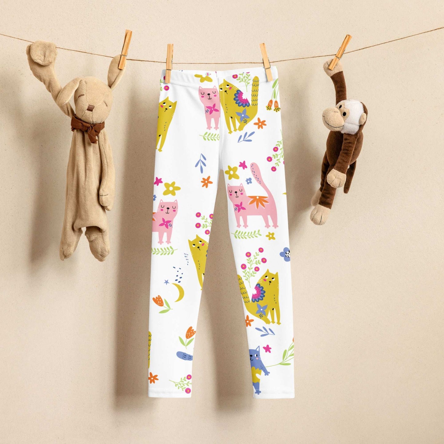 SHOP PLAYFUL KITTIES Leggings at The Wishful Fish KIDS. Featuring an adorable kitty design. Colorful Kids Wear. Gifts that are fun for everyday surprises.
