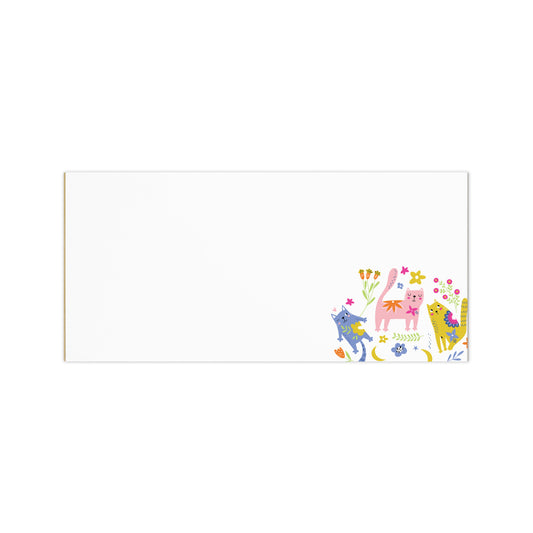 SHOP PLAYFUL KITTIES Note Pads at The Wishful Fish KIDS. A fun design with super cute kitty cats. Write silly stories or pass notes to your besties. Cool gifts.
