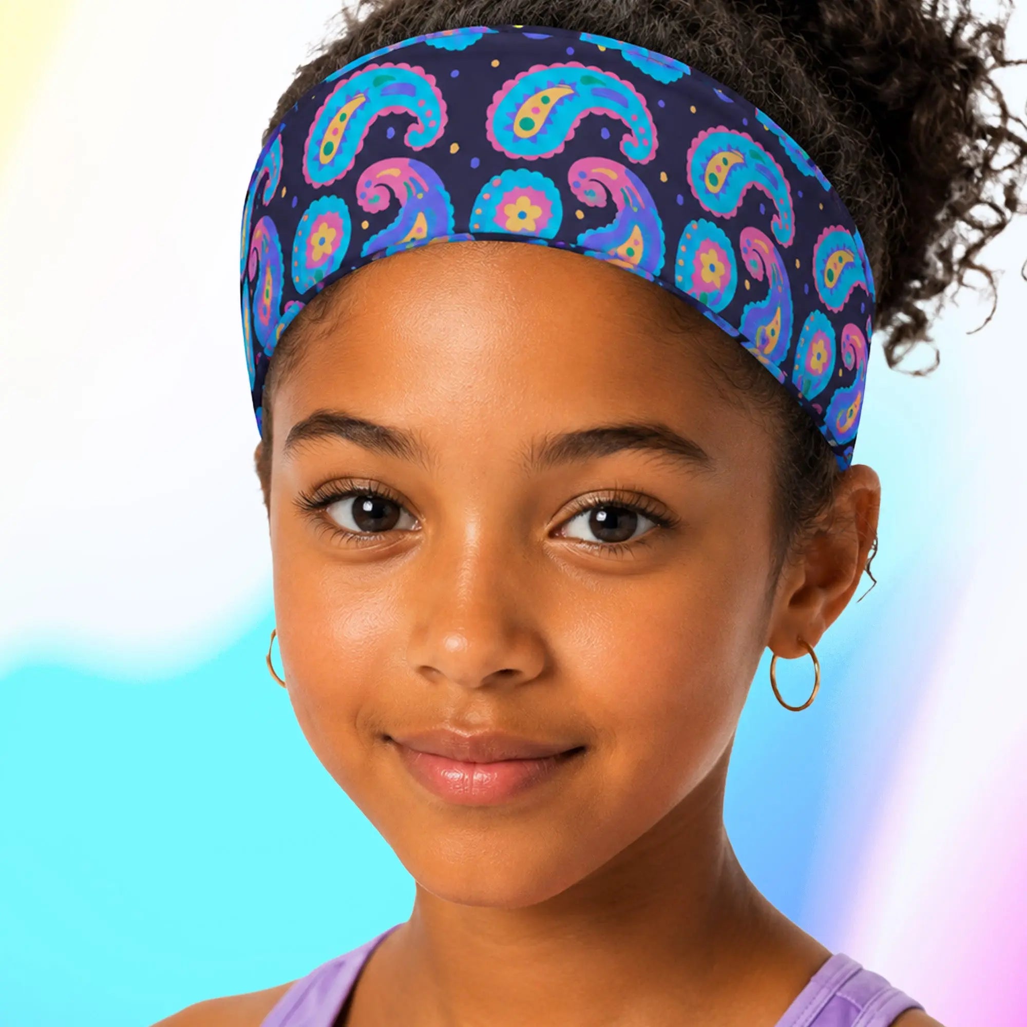 Paisley Headband — Color That Moves with You Instantly Energizes Any Look The Wishful Fish Kids