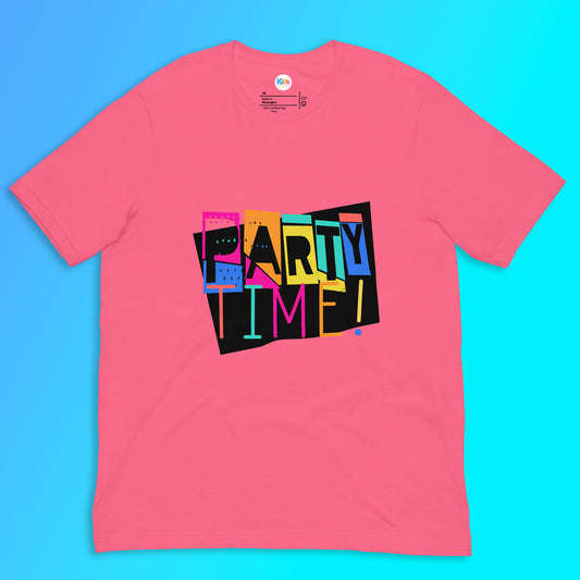 PARTY TIME Tee — Stand Out with Cool Tees!