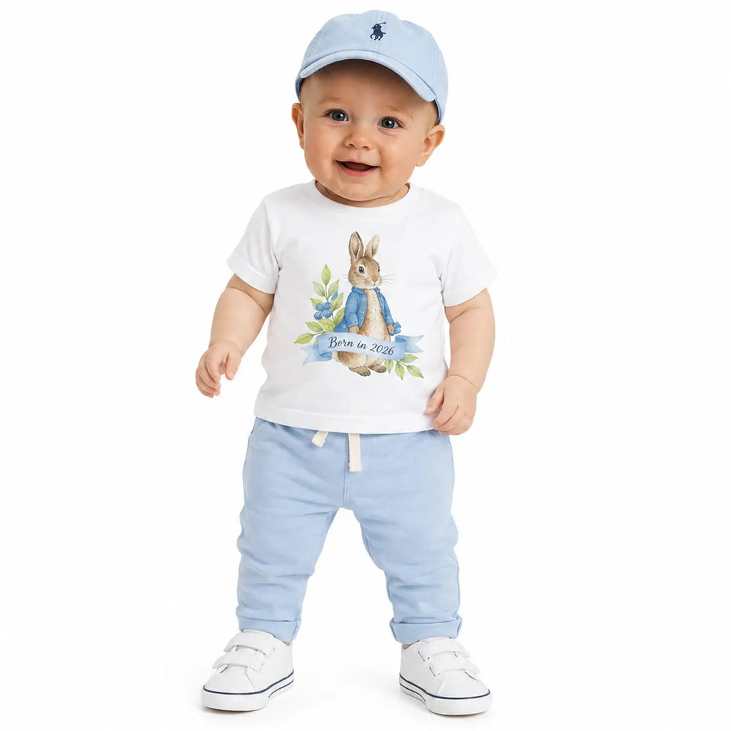 Celebrate life's sweetest moments with the Peter Rabbit Baby Tee. SHOP Now at The Wishful Fish Kids