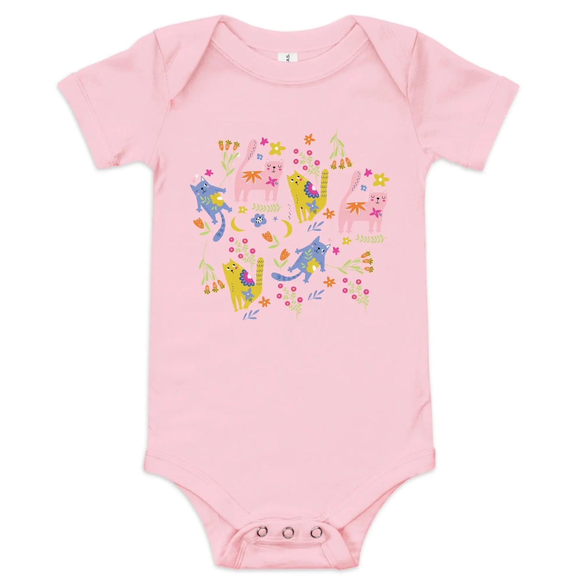 A cozy essential for keeping baby comfy and cute all day long! SHOP PLAYFUL KITTIES One Piece at SHOP Now at The Wishful Fish KIDS