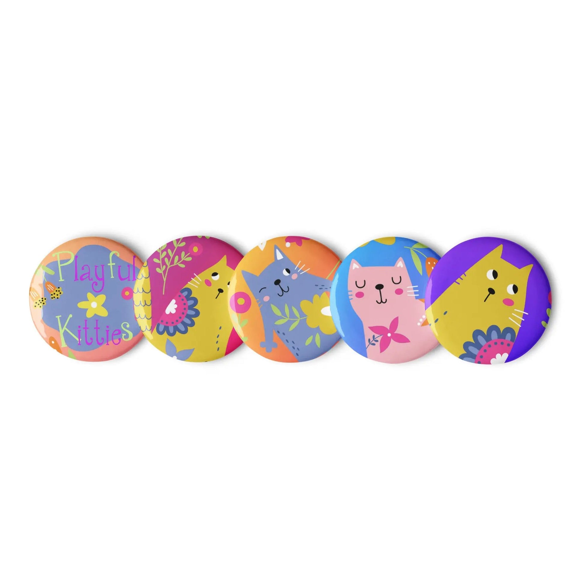 These pin buttons are cool things made for cat lovers of all ages. SHOP Now at The Wishful Fish KIDS