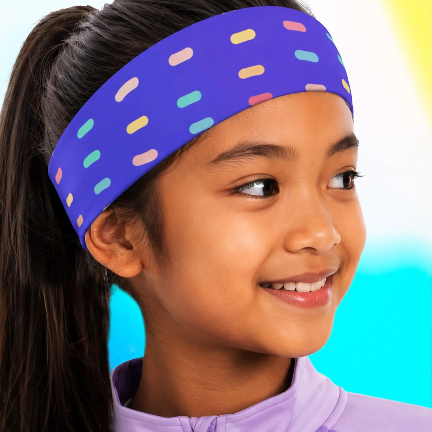 Purple Passion Headband — For High Energy Vibes! The Wishful Fish Kids