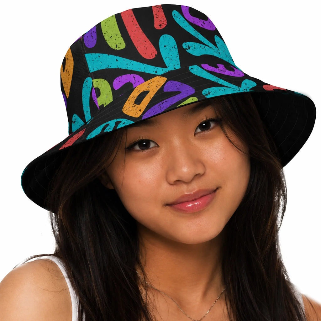 Reversible Bucket Hat — Fun Headwear for the Wild Side. SHOP Now at The Wishful Fish Kids