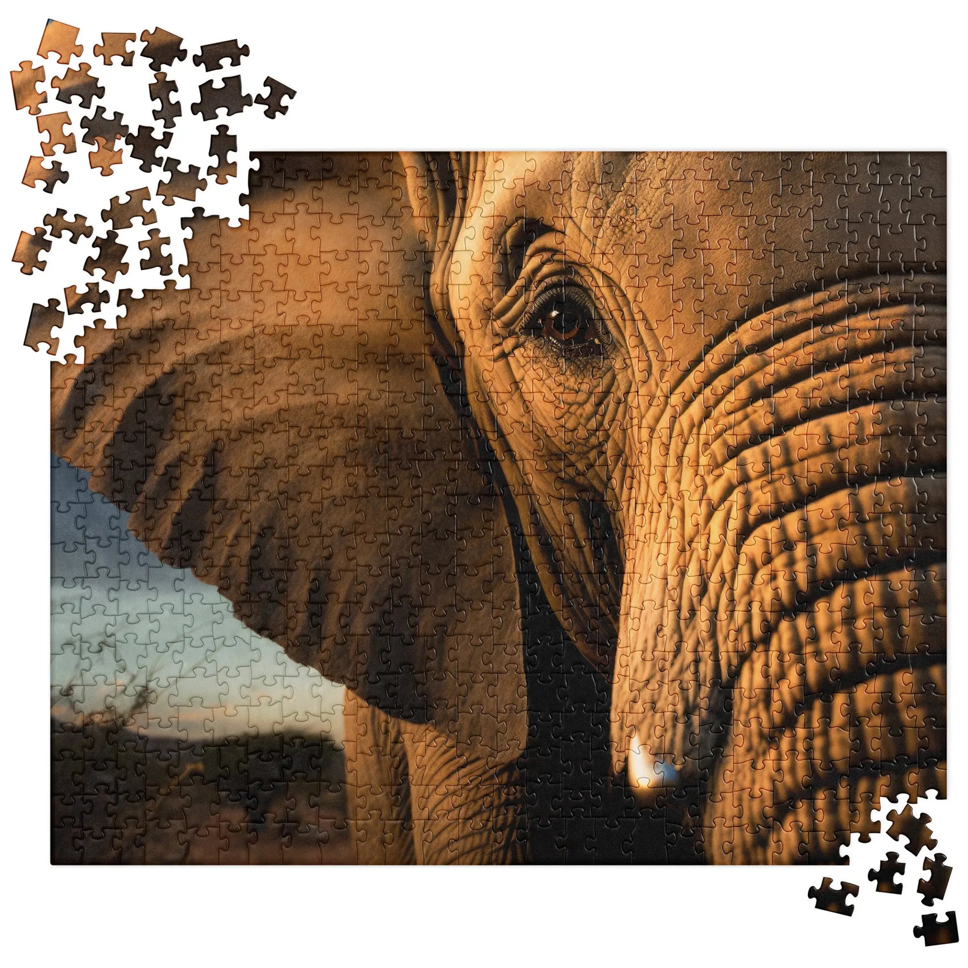Go on a wild ride across the savanna with The ELEPHANT SAFARI Jigsaw Puzzle! SHOP Now at The Wishful Fish KIDS