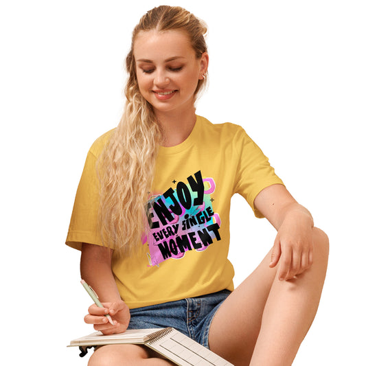 ENJOY EVERY MOMENT Tee — Fun Tees with Cool Vibes!