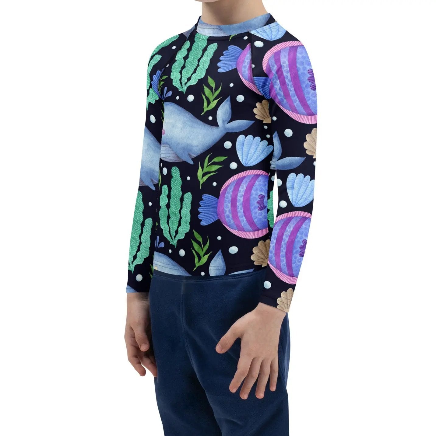 A must have for sunny adventures and active play! SHOP SEA CREATURES Rash Guard Shirt at The Wishful Fish KIDS.