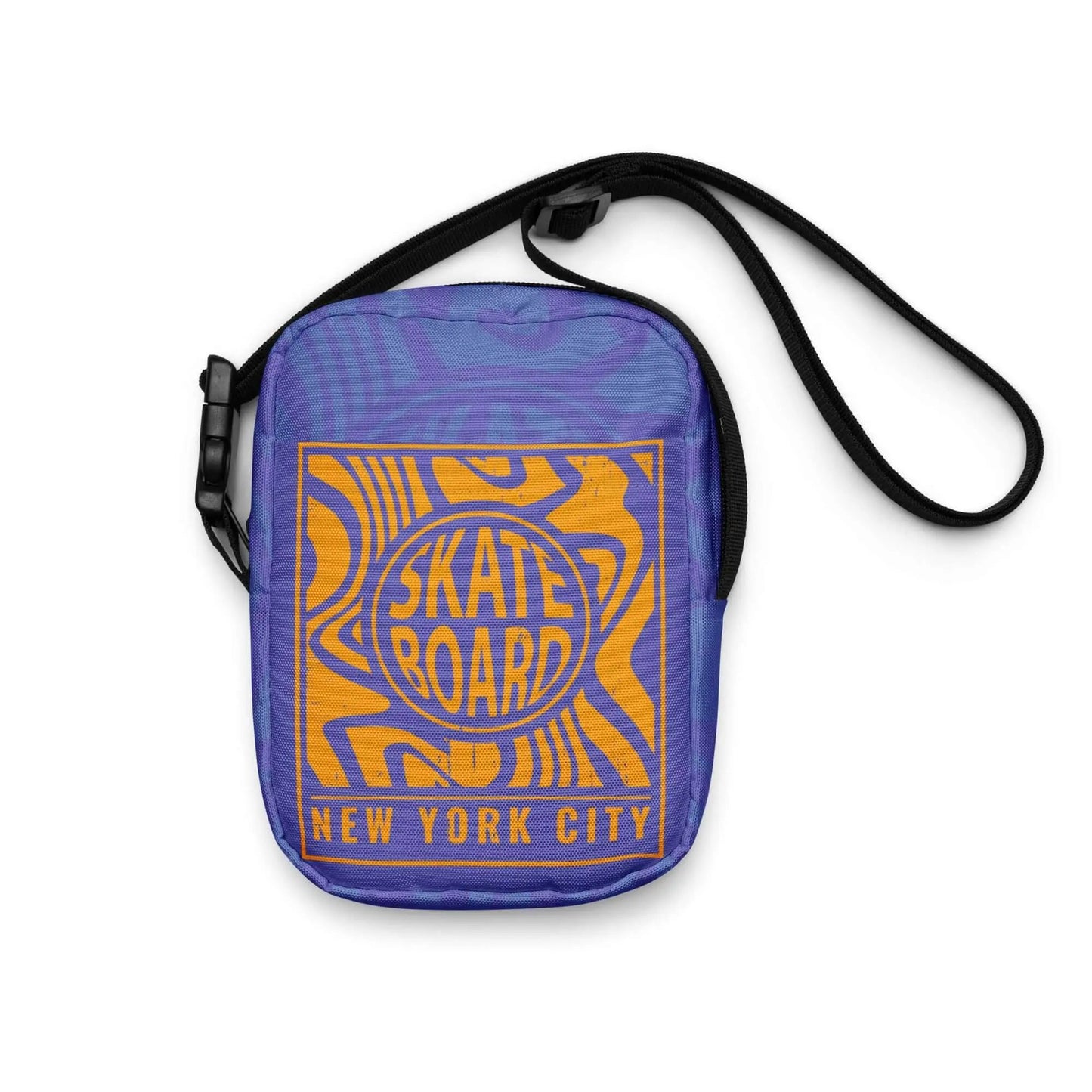 Show off your urban edge with the SKATE NYC Cross Body Bag! Perfect for skaters, trendsetters, and NYC lovers, this stand out, fun and functional bag is made to carry your essentials in style.