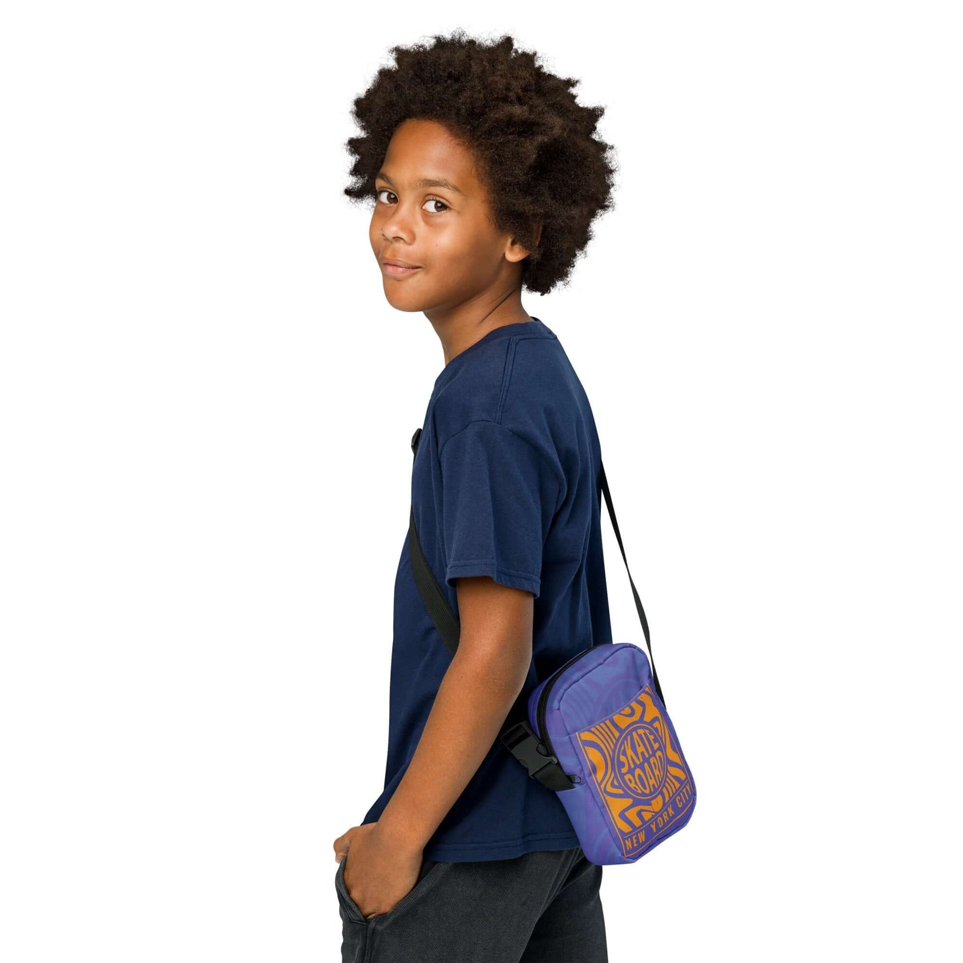 SKATE NYC Cross Body Bag - Premium Cross Body Bag from The Wishful Fish Kids - Just $29! Shop now at The Wishful Fish Kids