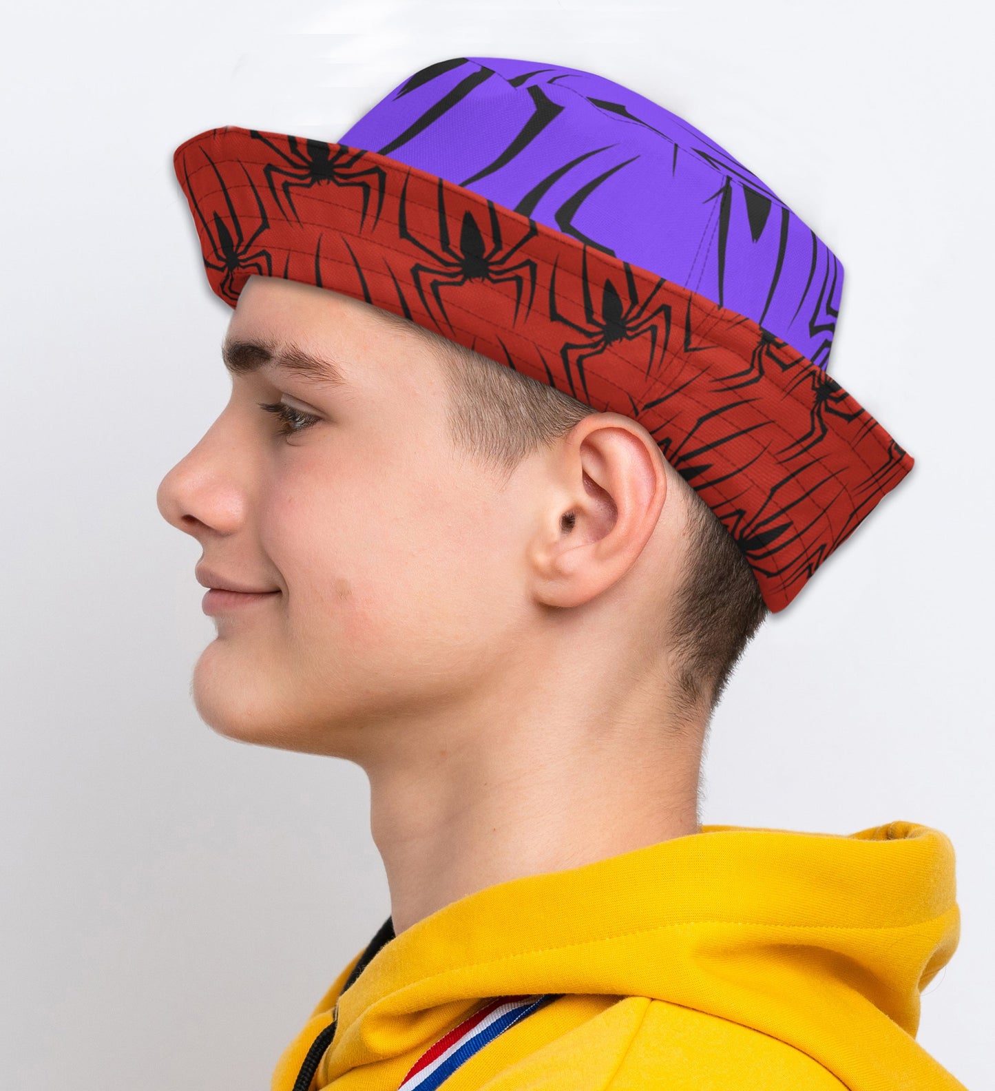 SPIDER Reversible Bucket Hat - Premium Bucket Hat from The Wishful Fish Kids - Just $28.50! Shop now at The Wishful Fish Kids