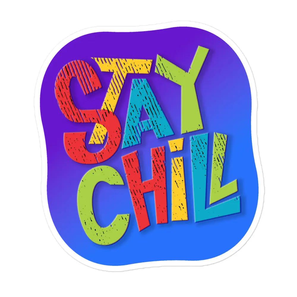 These STAY CHILL Stickers bring a blast of cool chill! SHOP Now at The Wishful Fish KIDS