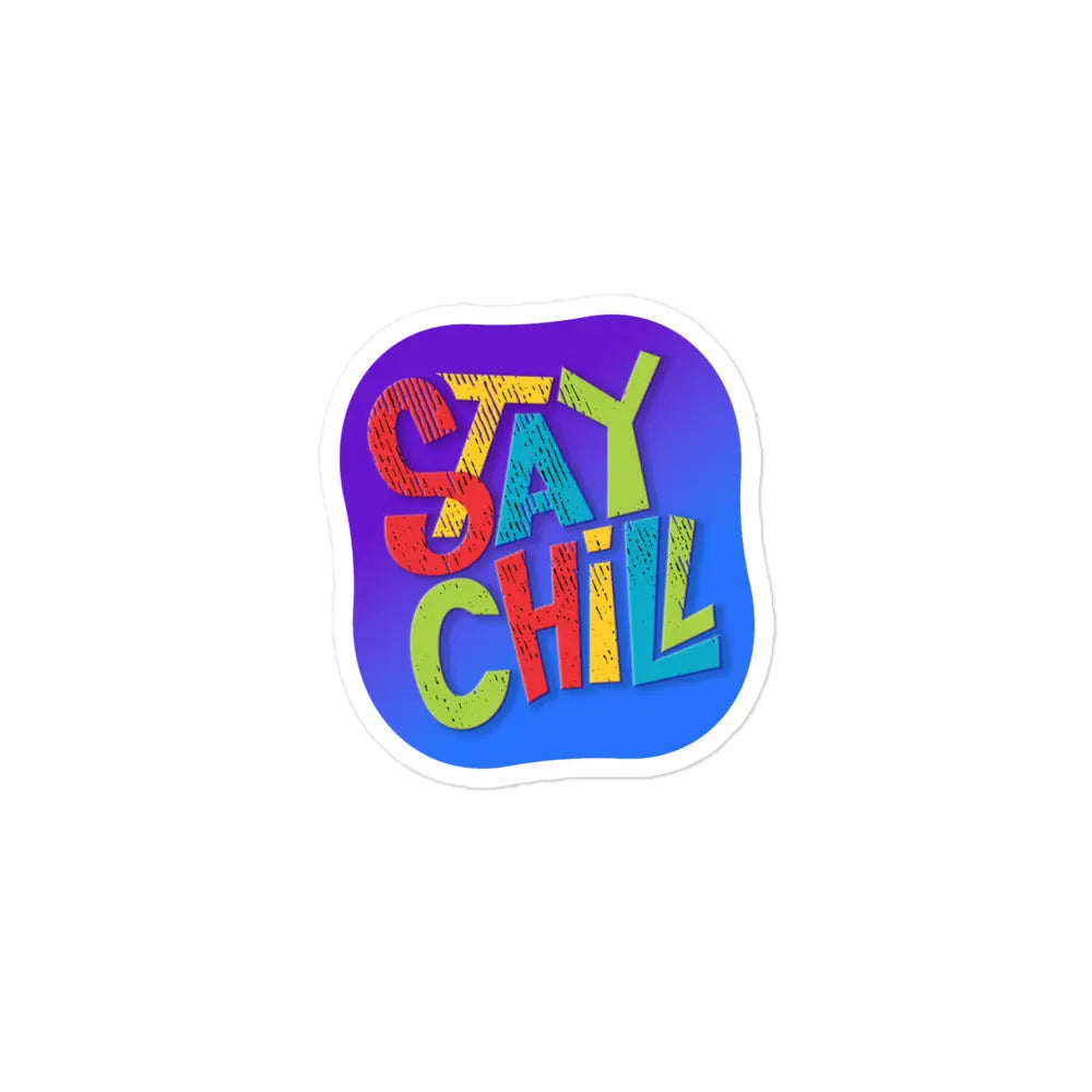 These STAY CHILL Stickers bring a blast of cool chill! SHOP Now at The Wishful Fish KIDS