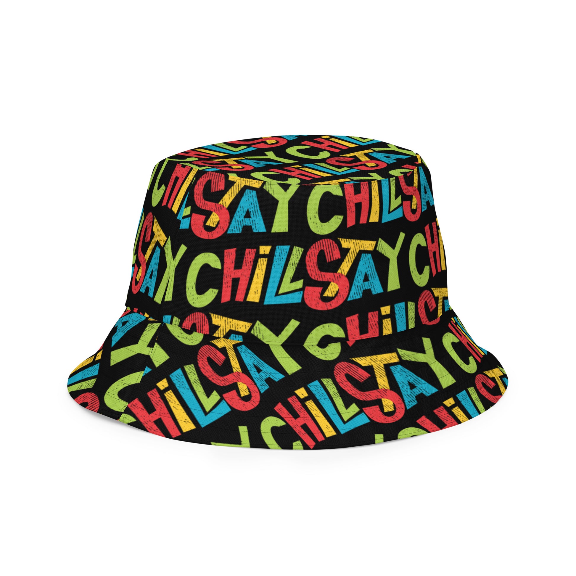 STAY CHILL Reversible Bucket Hat - Premium Bucket Hat from The Wishful Fish Kids - Just $28.50! Shop now at The Wishful Fish Kids