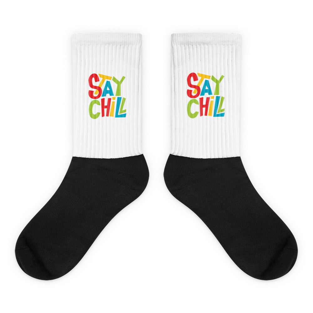 STAY CHILL Socks - Premium Socks from The Wishful Fish Kids - Just $18! Shop now at The Wishful Fish Kids