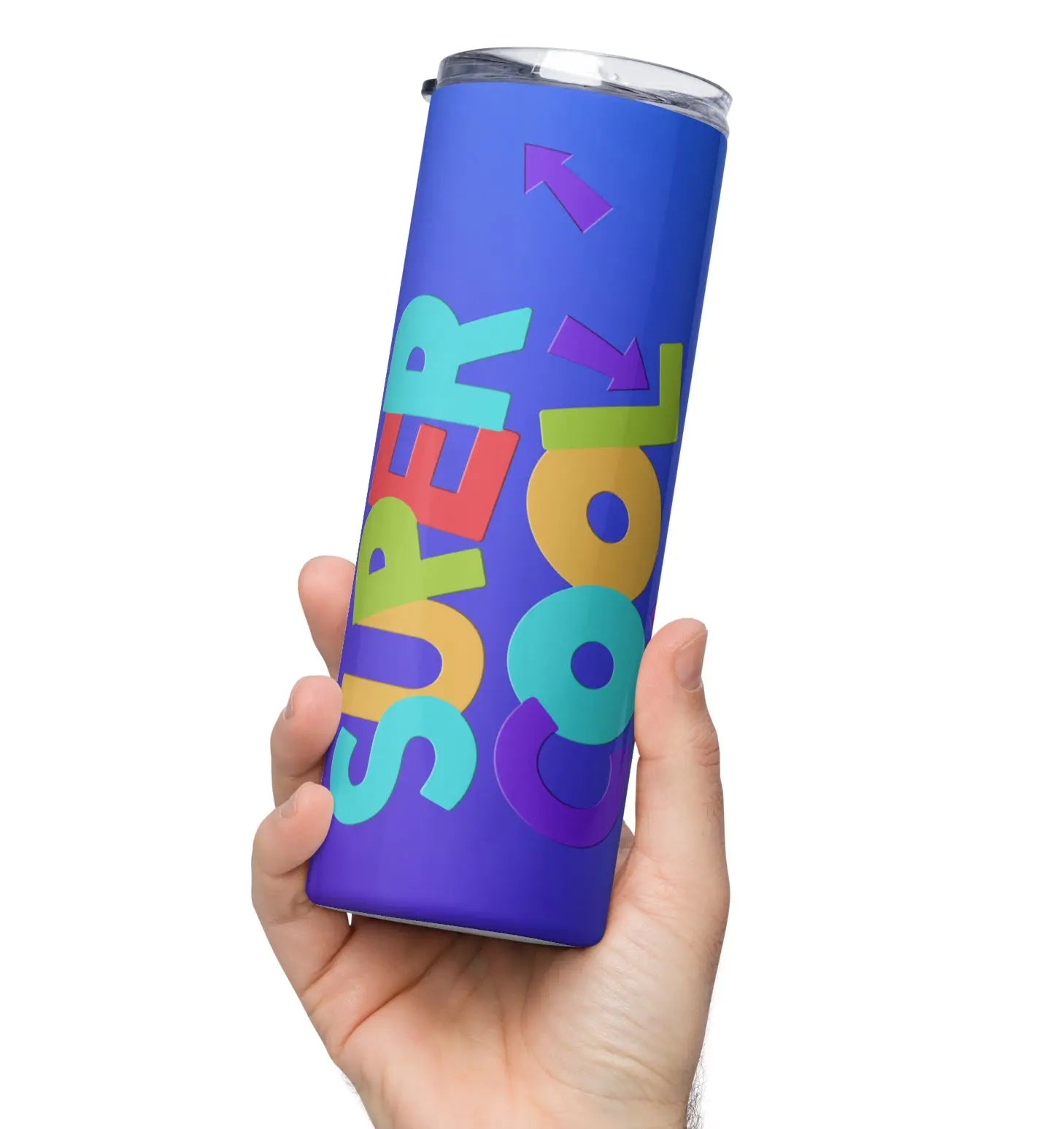 The SUPER COOL Stainless Steel Tumbler keeps your drinks cold (or hot!) while showing off serious style. SHOP Now at The Wishful Fish KIDS