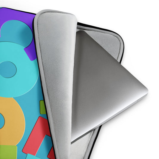  The SUPER COOL Laptop Sleeve Blue keeps your tech safe in standout style.  SHOP Now at The Wishful Fish KIDS