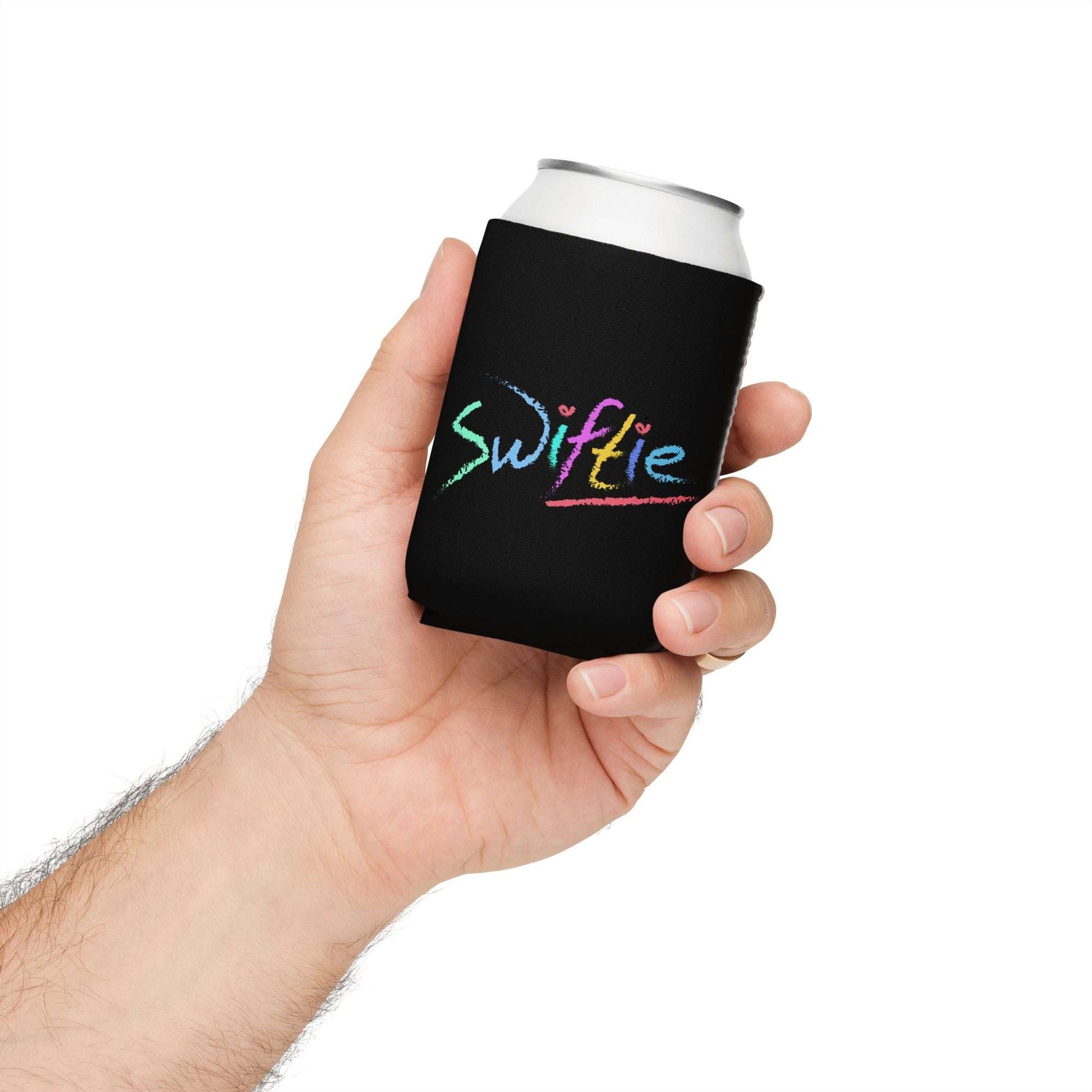 SWIFTIE Can Cooler – keep your drinks cool in Swiftie style. Shop now at The Wishful Fish Kids!