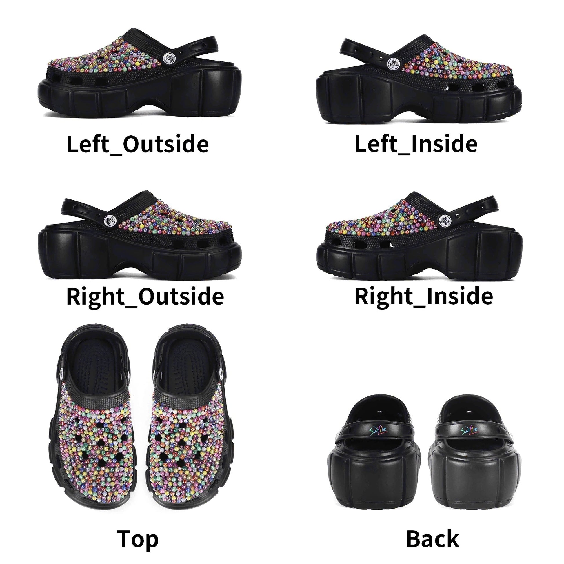 SWIFTIE Rhinestone Clogs - Premium Clogs from The Wishful Fish KIDS - Just $27.98! Shop now at The Wishful Fish Kids