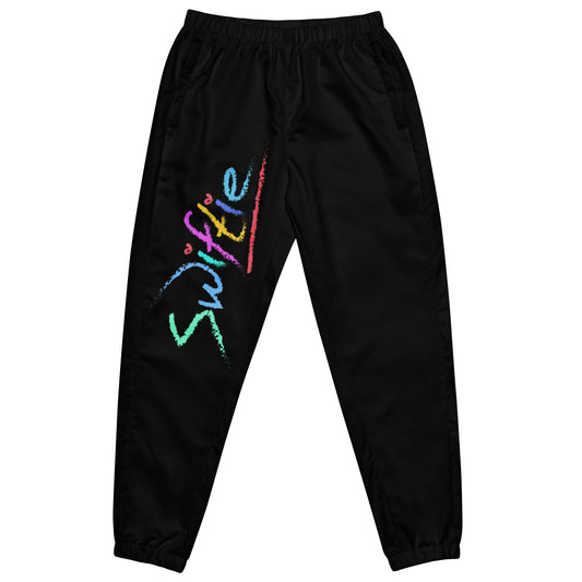 Stay stylish in The SWIFTIE Unisex Track Pants from The Wishful Fish Kids! Perfect for every Taylor Swift fan. Shop now and show your Swiftie pride!