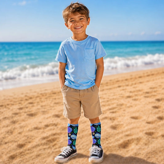 Fun Socks Made to Make a Splash. SHOP Now at The Wishful Fish Kids