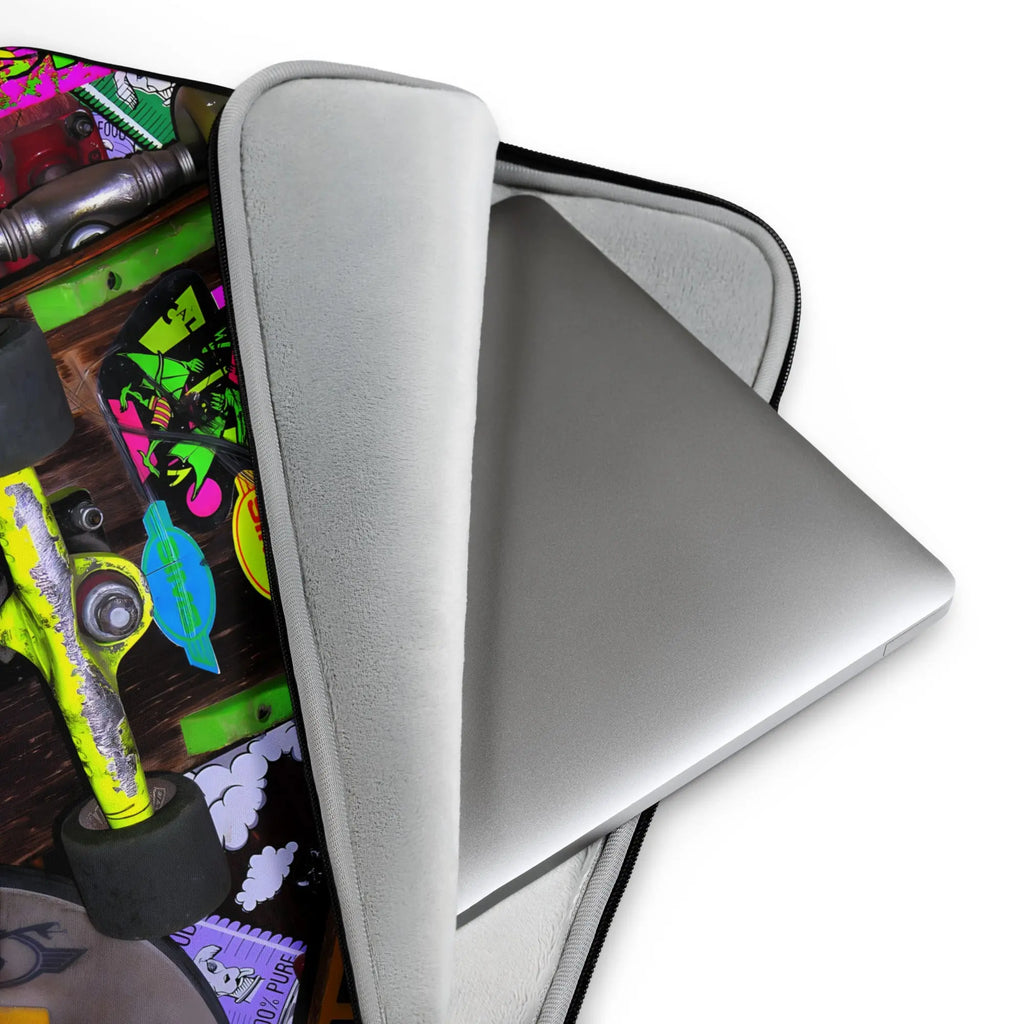 Skate Boarder Laptop Sleeve — Keep Your Gear Ready to Roll The Wishful Fish Kids