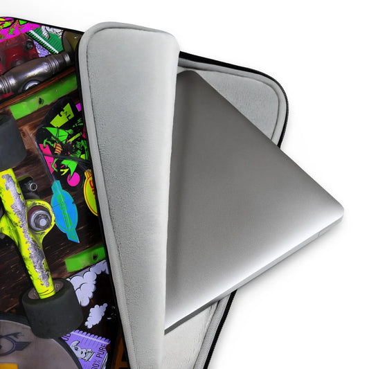 Skate Boarder Laptop Sleeve — Keep Your Gear Ready to Roll The Wishful Fish Kids