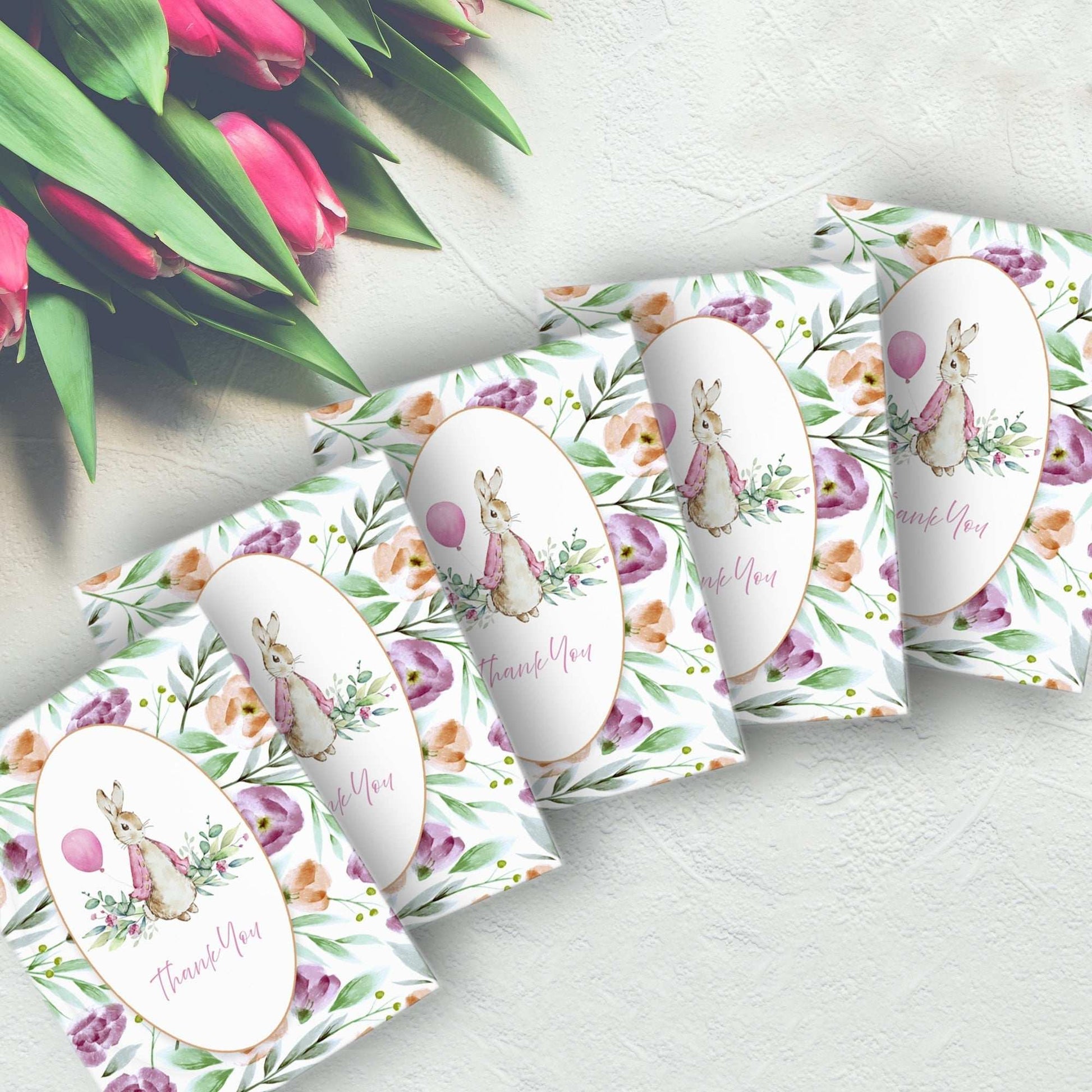 Say 'thank you' in the sweetest way with our Peter Rabbit Pink Thank You Cards! This charming 5-pack features the beloved Peter Rabbit. Shop now at The Wishful Fish Kids
