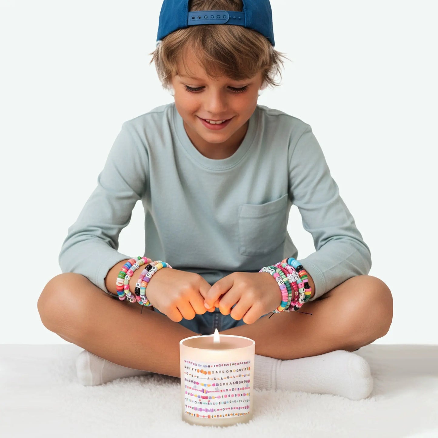 Scented Candle Pink Wick For Swifties Fans. SHOP Now at The Wishful Fish
