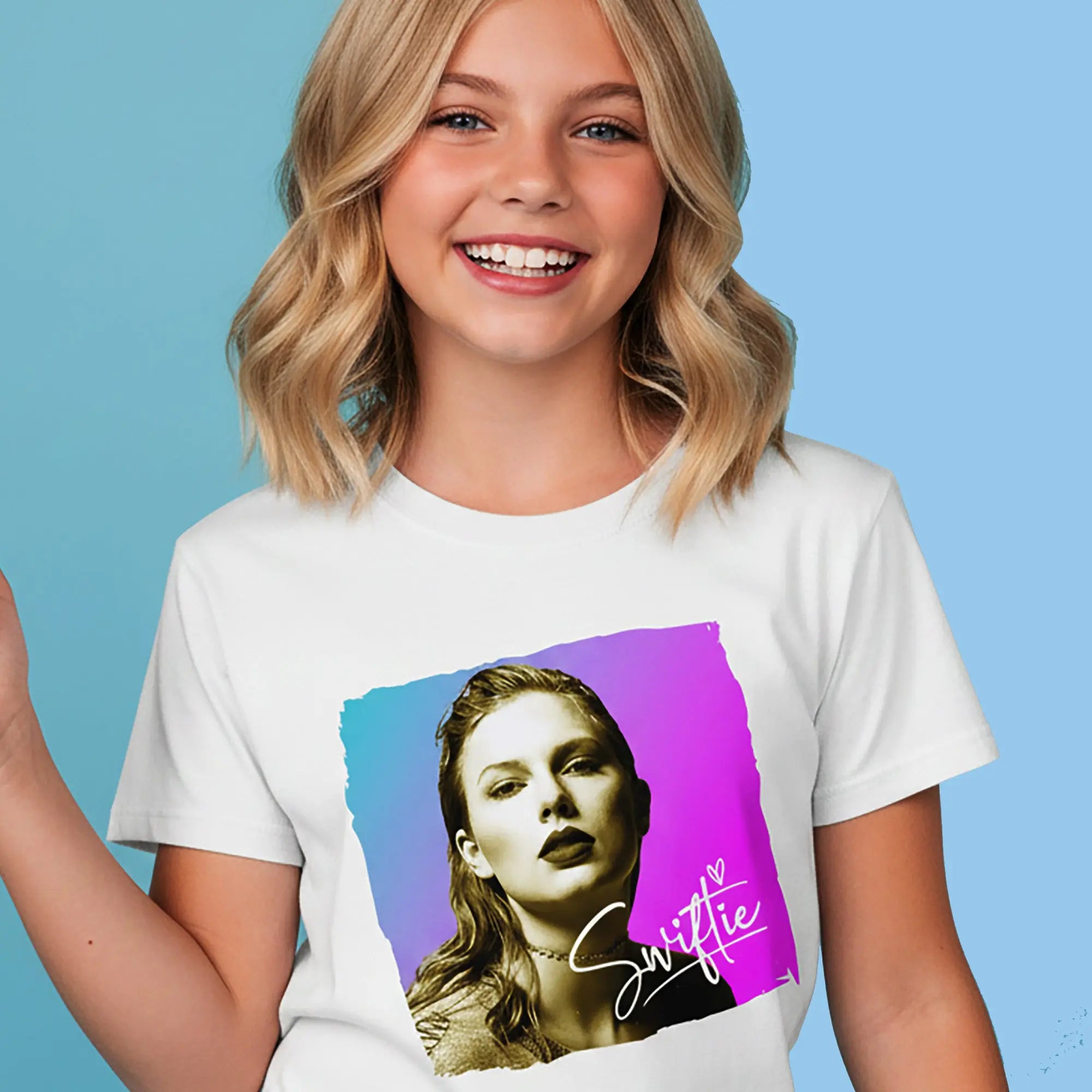 Swiftie Fan T Shirt — Show Off Your Love for Every Era. SHOP Now at The Wishful Fish Kids