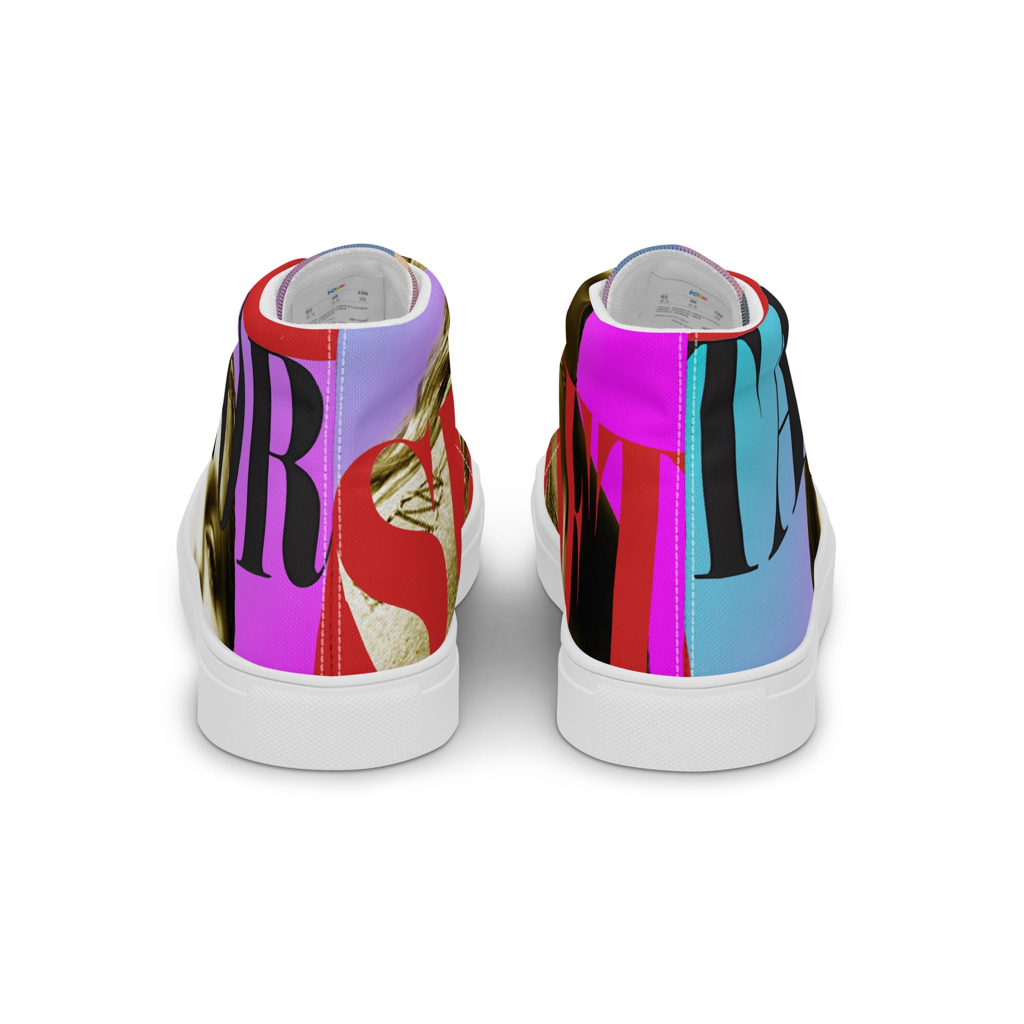 Step into your favorite era with Swiftie Fan High Top Shoes designed for fans who love making a statement. SHOP Now at The Wishful Fish Kids