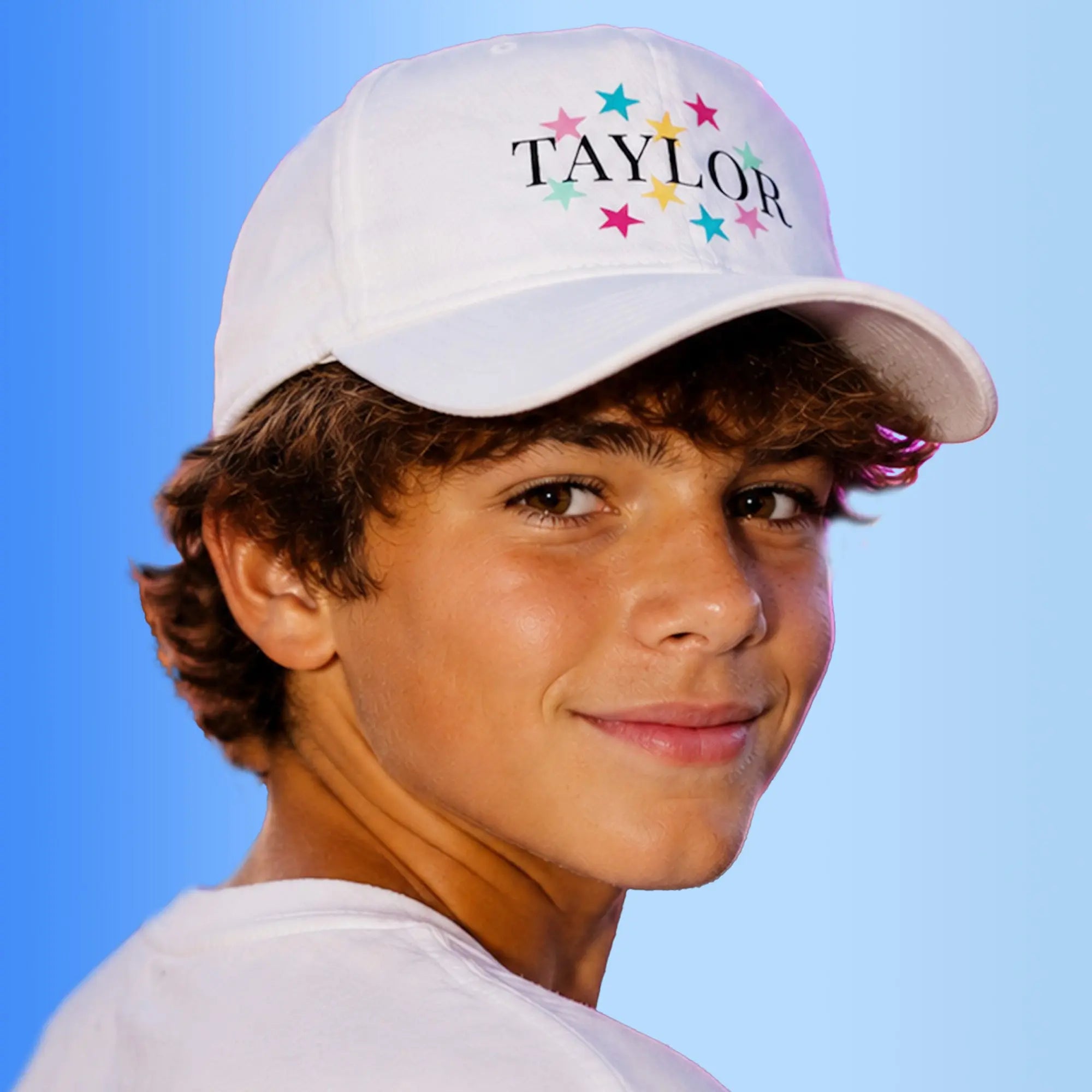 Top Off Every Era with the Perfect Swiftie Fan Baseball Hat. SHOP Now at The Wishful Fish Kids
