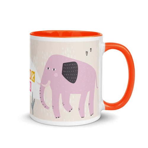  Featuring enchanting jungle animals, this mug makes for a memorable gift. SHOP Now at The Wishful Fish KIDS