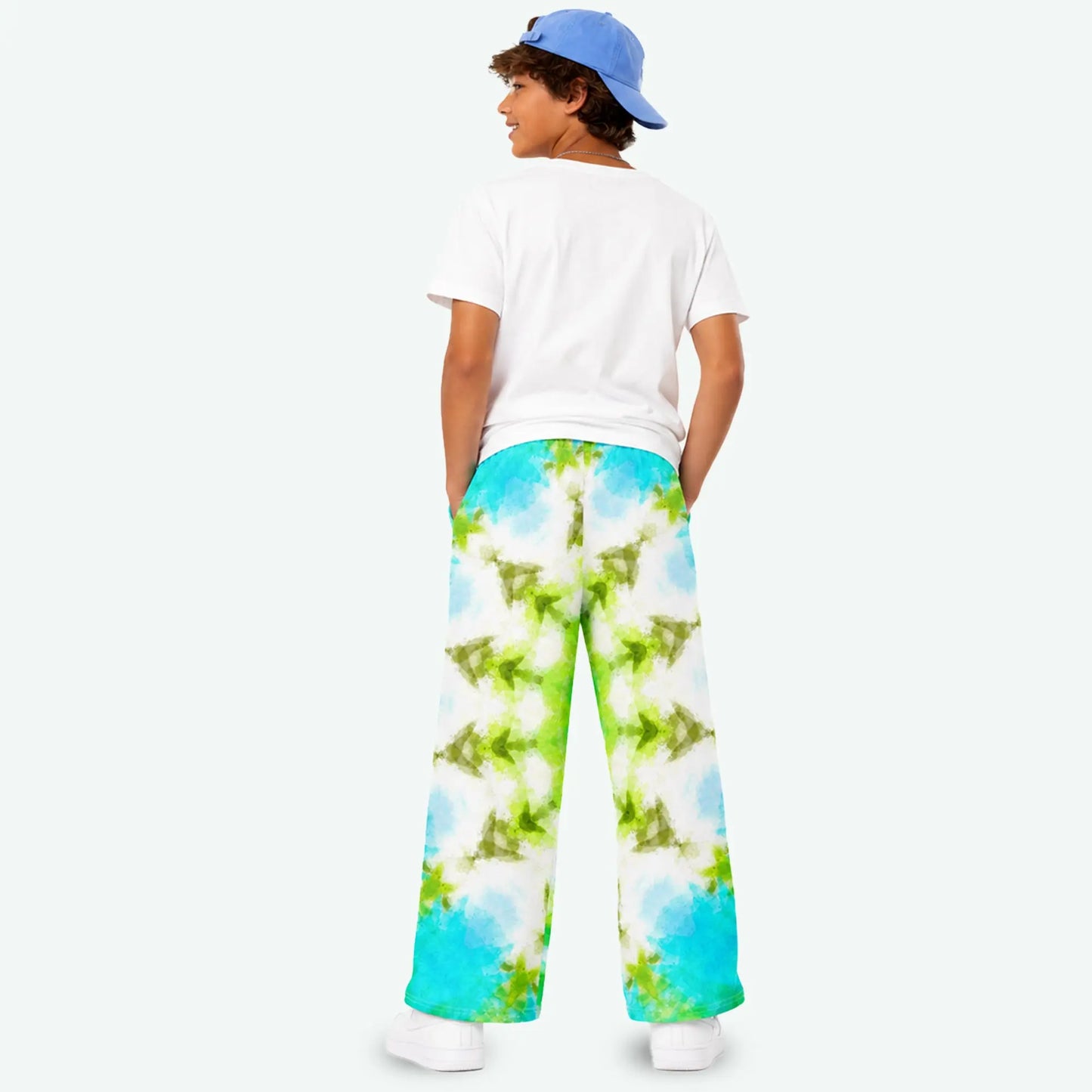 Stand Out in Tie Dye Wide Leg Pants. SHOP Now at The Wishful Fish Kids