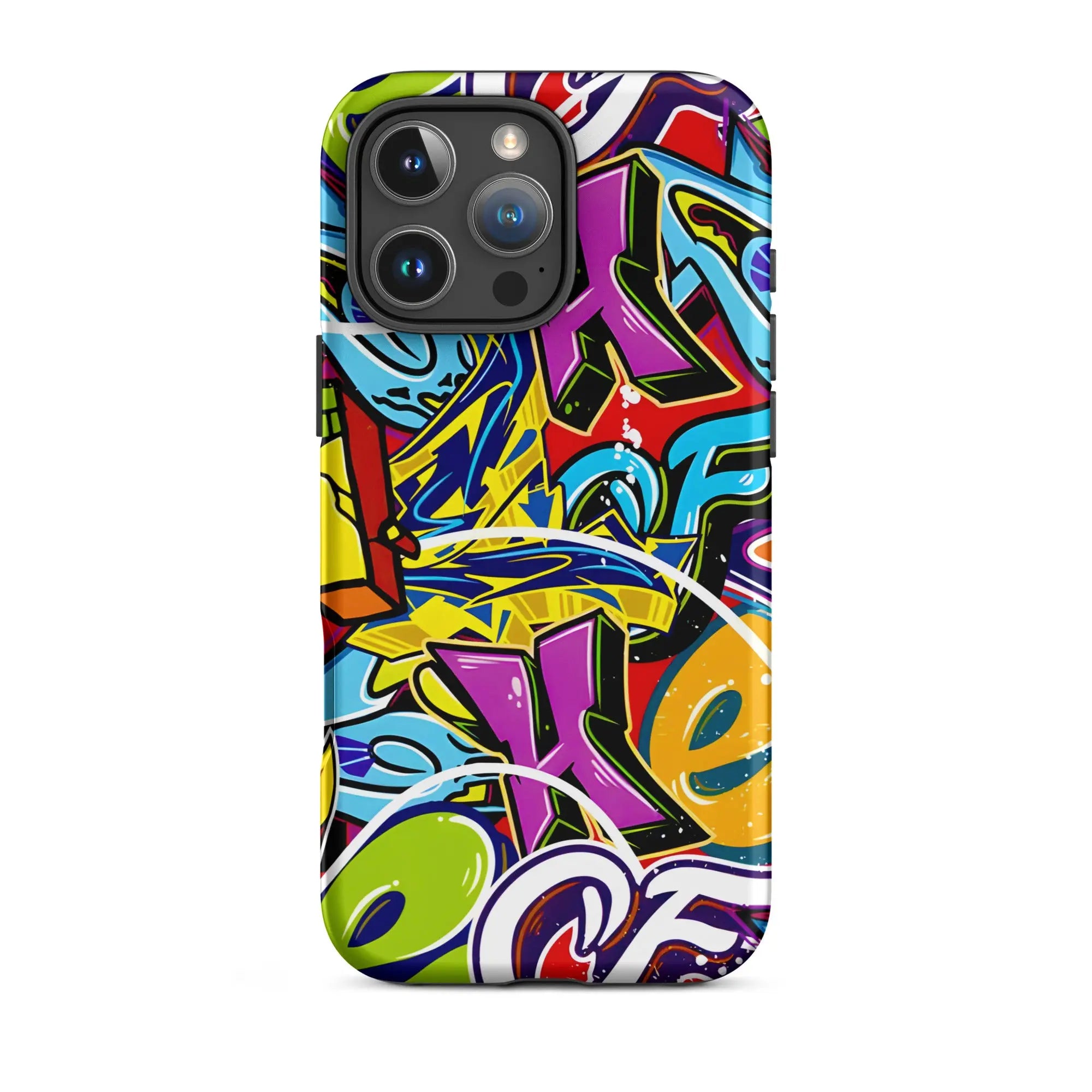 Tough Case for iPhone® Bold Graffitti The Wishful Fish Kids