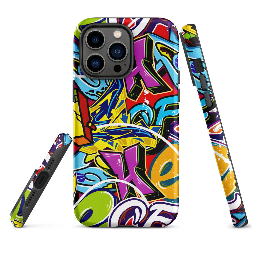 Tough Case for iPhone® Bold Graffitti The Wishful Fish Kids