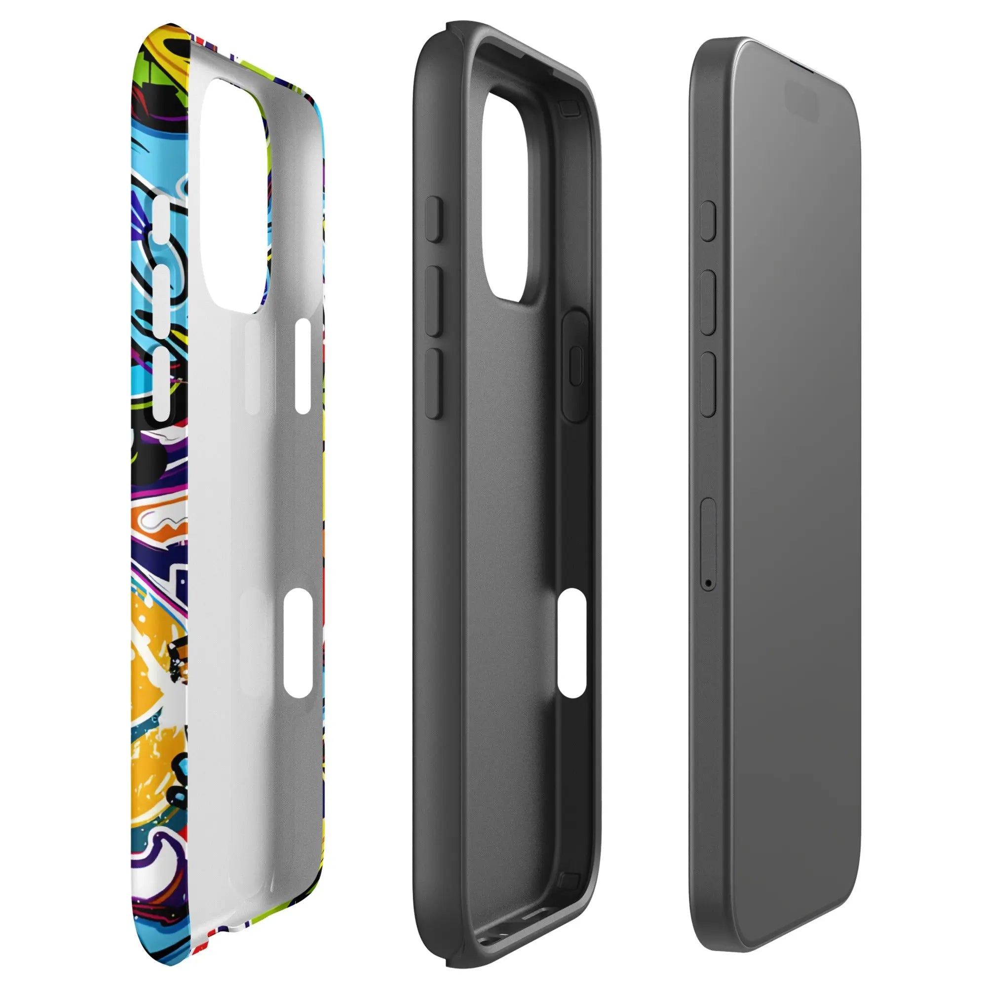 Tough Case for iPhone® Bold Graffitti The Wishful Fish Kids