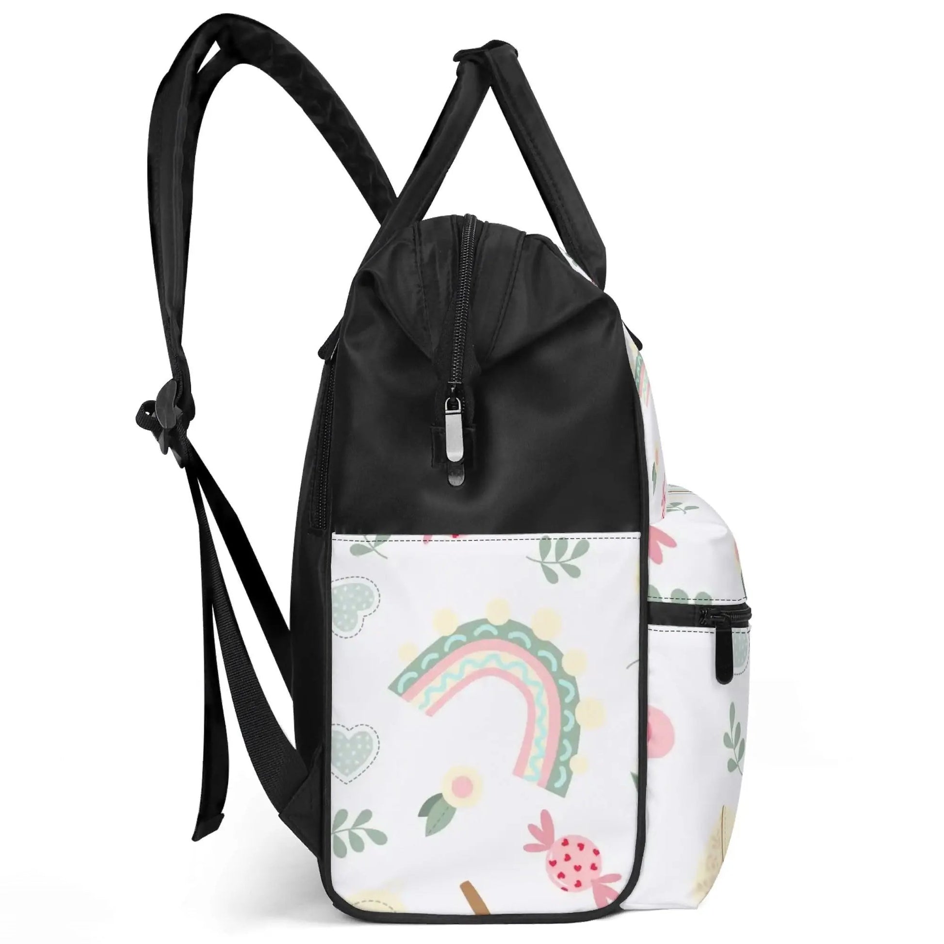 Our WELCOME BABY Backpack Diaper Bag, perfect for baby accessories for any new mom!  Must-have fun diaper bags. SHOP The Wishful Fish KIDS