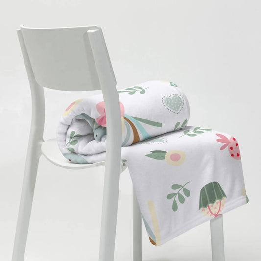 Celebrate your baby’s arrival with our WELCOME BABY Sherpa Blanket. SHOP Now at The Wishful Fish KIDS