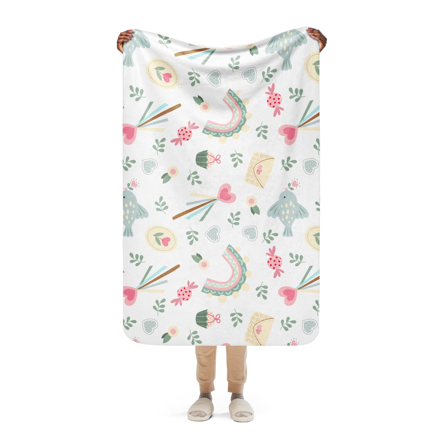 WELCOME BABY Sherpa Blanket - Premium Baby Sherpa Blanket from The Wishful Fish Kids - Just $34! Shop now at The Wishful Fish Kids