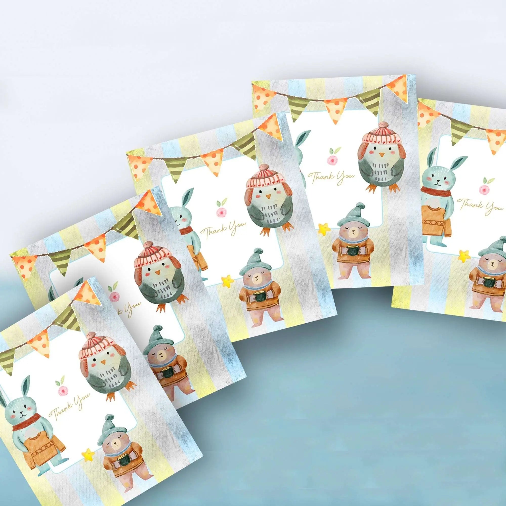 Each card features charming illustrations of animals and extra space to write personal messages. SHOP Now at The Wishful Fish Kids